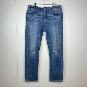 Pilcro And The Letterpress Slim Boyfriend Size 29 Anthropologie Distressed Pants